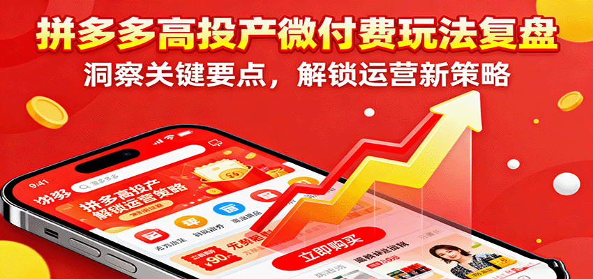 025551ypmai2857m0t0r8f.png 拼多多高投产微付费玩法复盘,洞察关键要点,解锁运营新策略