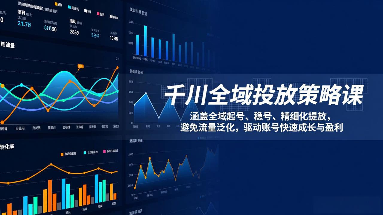 (17285期)千川全域投放策略课:涵盖全域起号、稳号、精细化投放,避免流量泛化,驱动账号快速成长与盈利 (17285期)千川全域投放策略课:涵盖全域起号、稳号、精细化投放,避免流量泛化,驱动账号快速成长与盈利