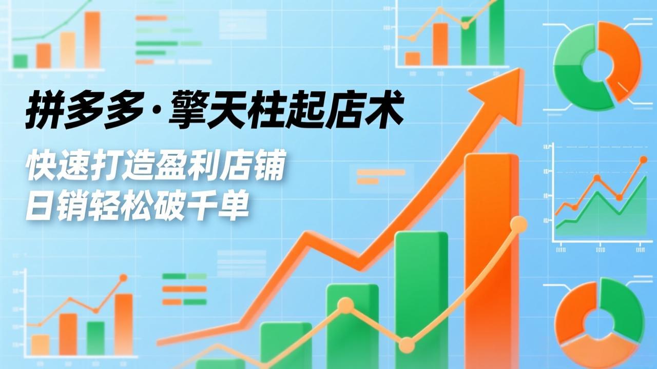 (17715期)拼多多·擎天柱起店术3.0(更新),爆流布局、利润起飞、不断流,快速打造盈利店铺,日销破千单 (17715期)拼多多·擎天柱起店术3.0(更新),爆流布局、利润起飞、不断流,快速打造盈利店铺,日销破千单