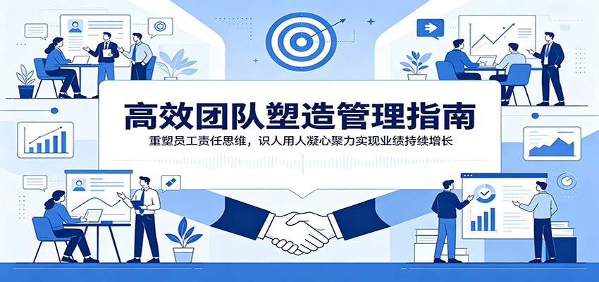 高效团队塑造管理指南:重塑员工责任思维,识人用人凝心聚力实现业绩持续增长-大米网创