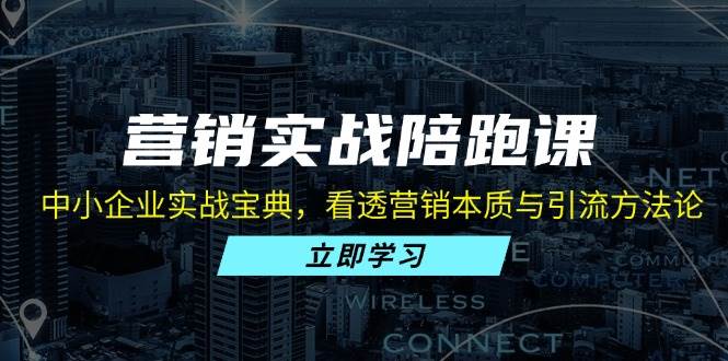 营销实战陪跑课：中小企业实战宝典，看透营销本质与引流方法论-大米网创