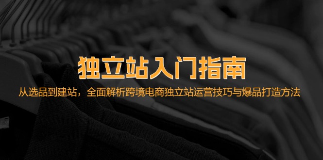 独立站入门指南：从选品到建站，全面解析跨境电商独立站运营技巧与爆品…-大米网创