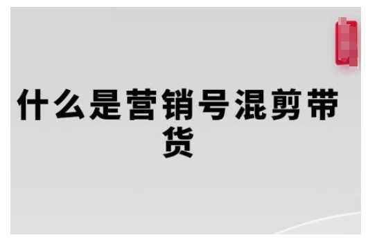 营销号混剪带货，从内容创作到流量变现的全流程，教你用营销号形式做混剪带货-大米网创