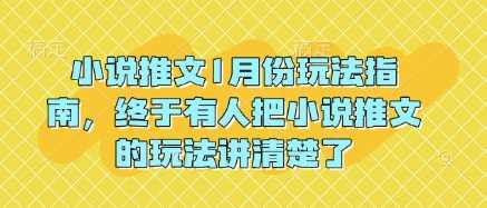 小说推文1月份玩法指南，终于有人把小说推文的玩法讲清楚了!-大米网创