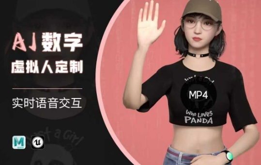 Ai数字人虚拟(智能体)实时语音交互特训营,自行定制超写实角色AI数字人交互技术-大米网创