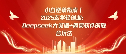 小白逆袭指南,2025玄学轻创业:Deepseek大数据+周易算法的融合玩法-大米网创