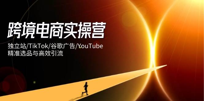 跨境电商实操营:独立站/TikTok/谷歌广告/YouTube,精准选品与高效引流-大米网创