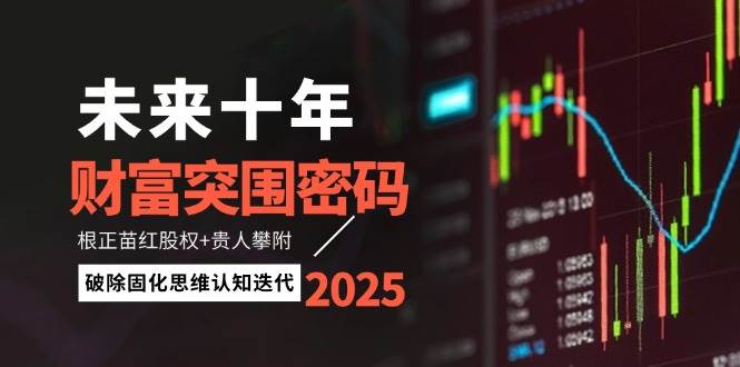 未来十年财富突围密码：根正苗红股权+贵人攀附，破除固化思维认知迭代-大米网创