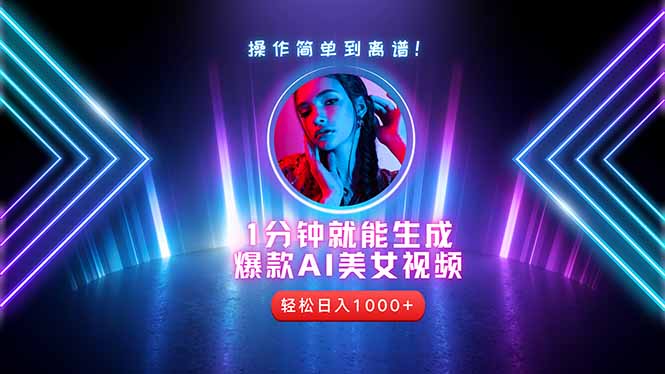 2025年最强副业：用AI做短视频，从零开始打造爆款账号！-大米网创