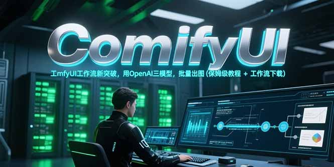 ComfyUI工作流新突破，用OpenAI三模型，批量出图(保姆级教程+工作流下载)-大米网创