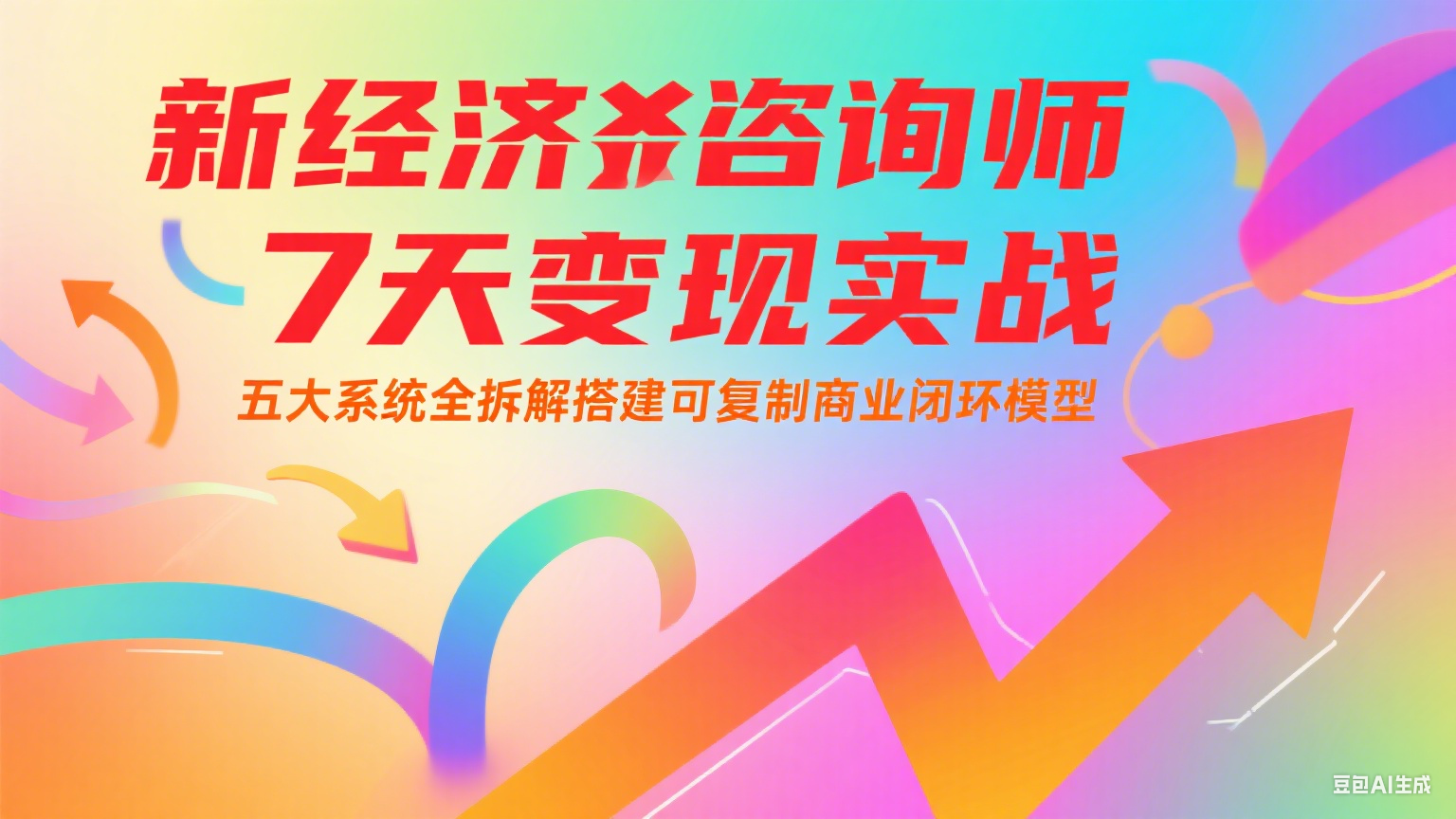 新经济咨询师 7 天变现实战：五大系统全拆解搭建可复制商业闭环模型-大米网创