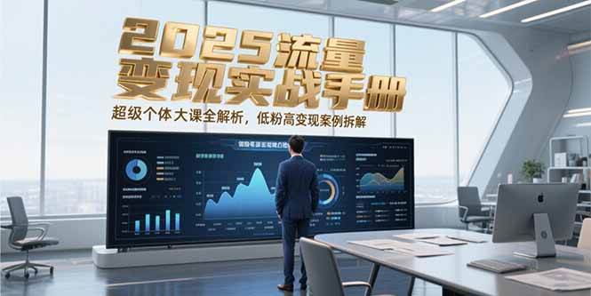 2025流量变现实战手册，超级个体大课全解析，低粉高变现案例拆解-大米网创