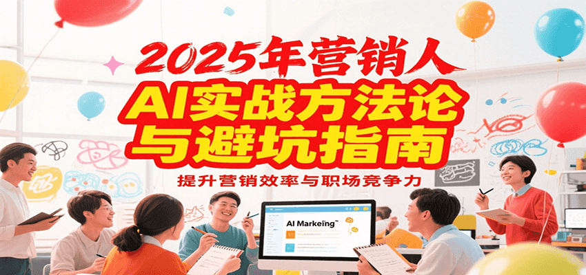2025年营销实战方法论与避坑指南，利用AI提升营销效率与职场竞争力-大米网创
