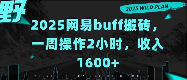 2025网易buff搬砖，一周操作2小时，收入1600+-大米网创