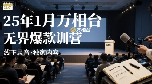 25年1月万相台无界爆款特训营线下录音-大米网创