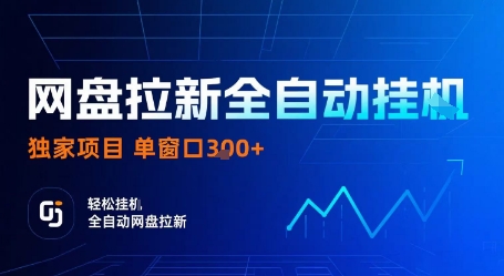 网盘拉新全自动挂G,独家项目,全自动运行完成拉新做任务,单窗口3张+-大米网创