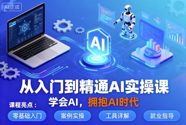 从入门到精通AI实操课，学会AI，拥抱AI时代-大米网创