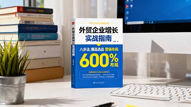 外贸企业增长实战指南,八步法、爆品选品、营销布局,业绩增长300%-大米网创