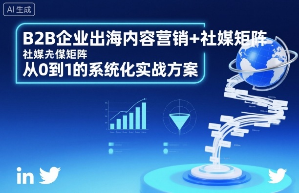 B2B企业出海内容营销+社媒矩阵，从0到1的系统化实战方案-大米网创