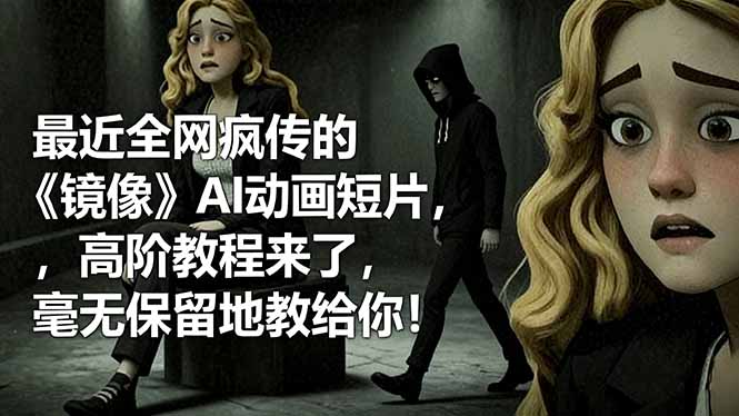 最近全网疯传的《镜像》AI动画短片，高阶教程来了，毫无保留地教给你！-大米网创