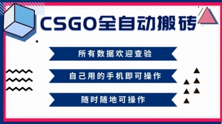 CSGO全自动搬砖，年底钱回家好项目，当天可拿到结果，新手小白轻松月入1W+-大米网创