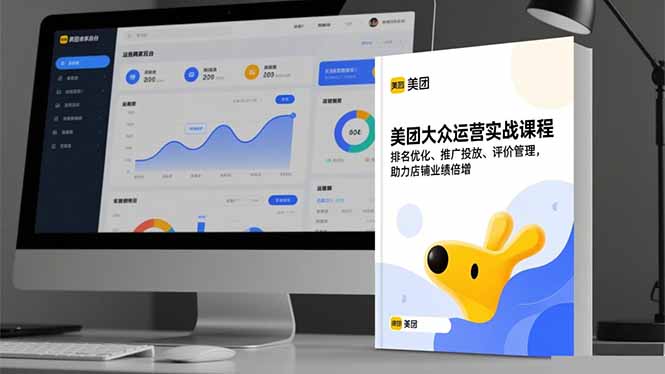 美团大众运营实战课程，排名优化、推广投放、评价管理，助力店铺业绩倍增-大米网创