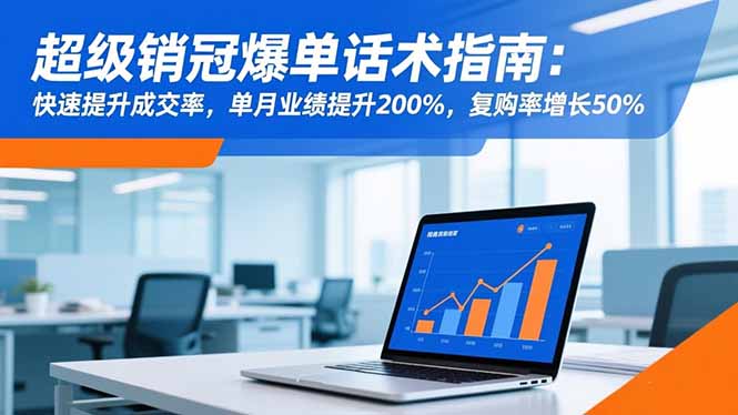 超级销冠爆单话术指南:快速提升成交率,单月业绩提升200%,复购率增长50%-大米网创