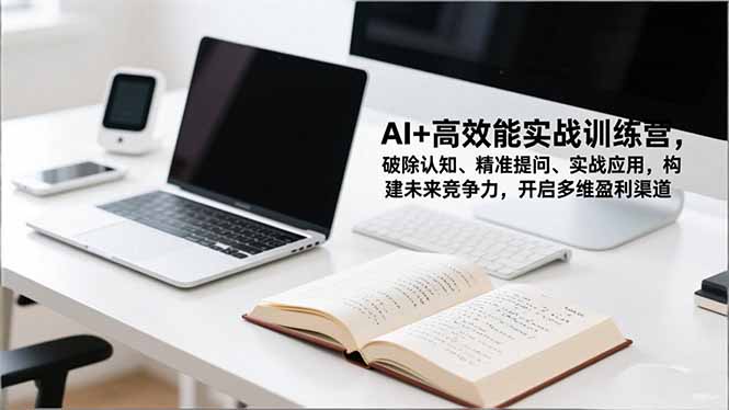 AI+高效能实战训练营，破除认知、精准提问、实战应用，构建未来竞争力，开启多维盈利渠道-大米网创