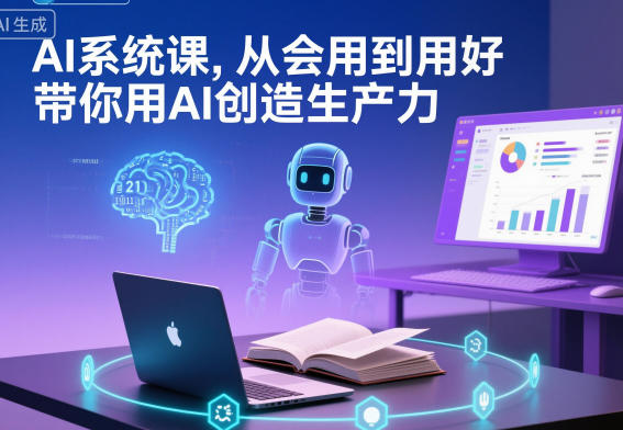 AI系统课，从会用到用好，带你用AI创造生产力-大米网创