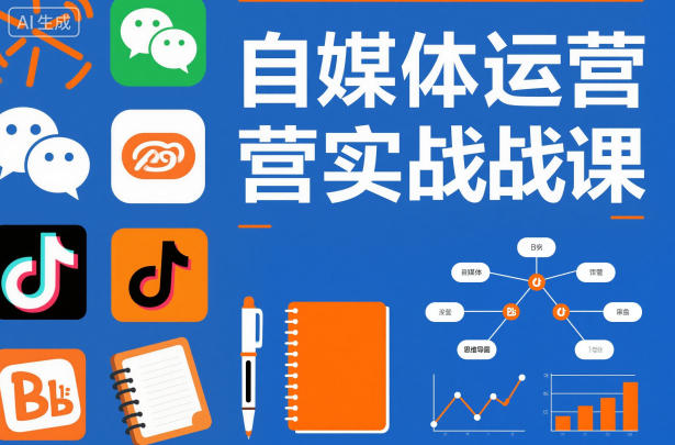 自媒体运营实战课，掌握一套系统的自媒体运营底层方法论，成为优秀的内容创作者-大米网创