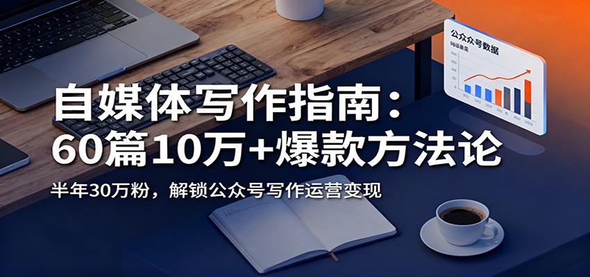 自媒体写作指南：60篇10万+爆款方法论，半年30万粉，解锁公众号写作运营变现-大米网创