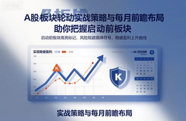 A股板块轮动实战策略与每月前瞻布局，助你把握启动前板块，规避风险，实现稳健盈利-大米网创
