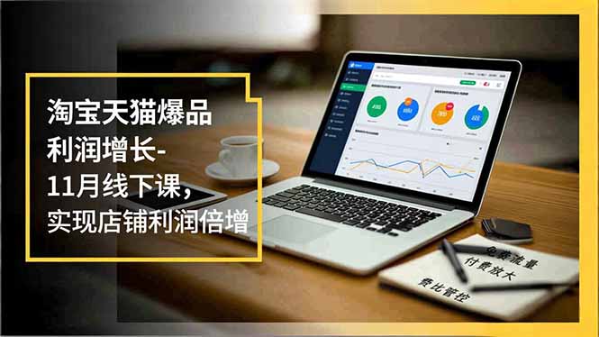淘宝天猫爆品利润增长-11月线下课,免费流量、付费放大、费比管控,实现店铺利润倍增-大米网创