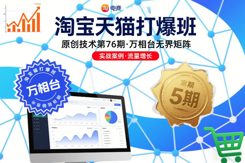 淘宝天猫打爆班原创技术第76期，万相台无界矩阵-大米网创
