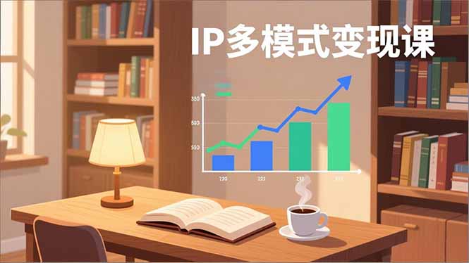 IP多模式变现课，广告分成、种草激励、Live图带货，开拓多元收入，副业稳定月入过万-大米网创