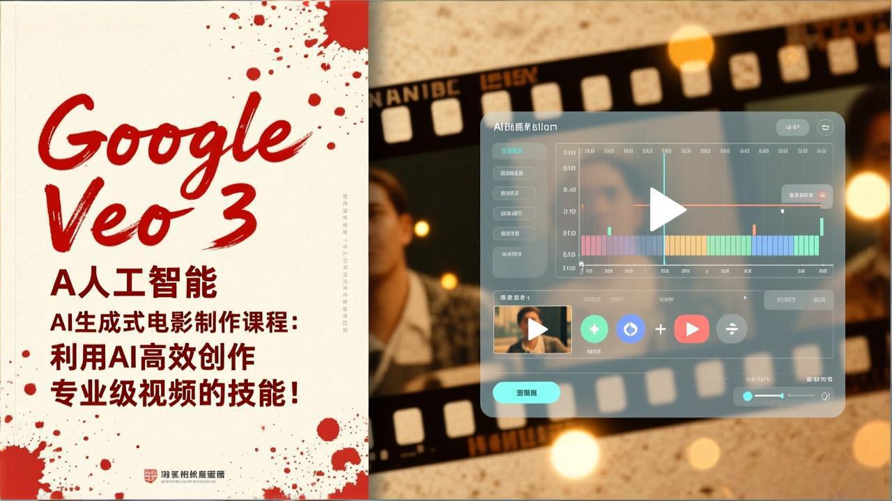 Google Veo 3人工智能AI生成式电影制作课程:利用AI高效创作专业级视频的技能!-大米网创