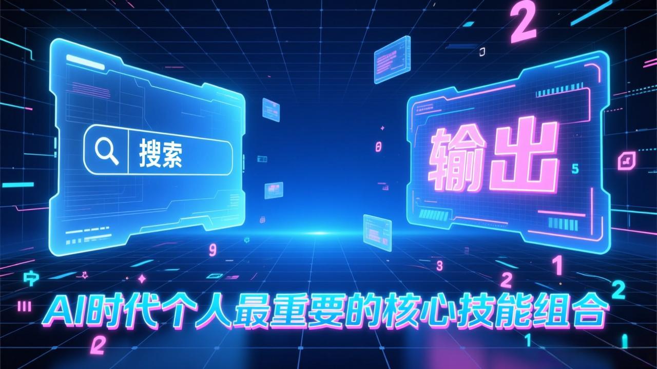 付费文章：AI时代个人最重要的核心技能组合：“输出能力”和“搜索能力”-大米网创