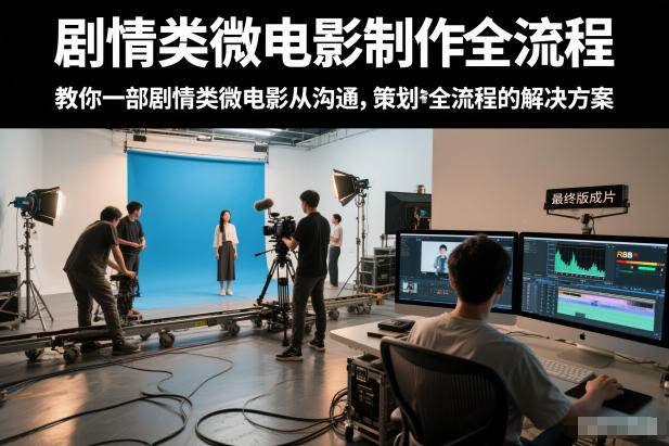 剧情类微电影制作全流程，教你一部剧情类微电影从沟通，策划到拍摄制作全流程的解决方案-大米网创