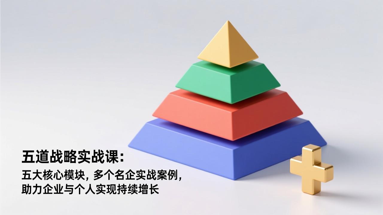 五道战略实战课：五大核心模块，多个名企实战案例，助力企业与个人实现持续增长-大米网创