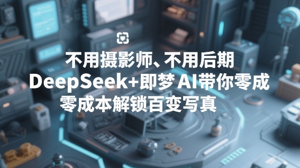 不用摄影师、不用后期，DeepSeek+即梦AI带你零成本解锁百变写真！-大米网创