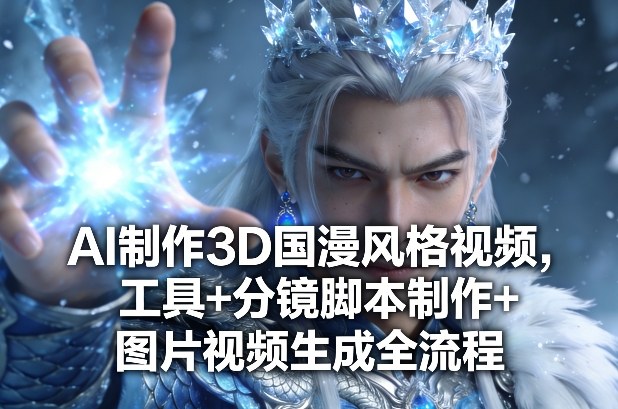 AI制作3D国漫风格视频，工具+分镜脚本制作+图片视频生成全流程-大米网创