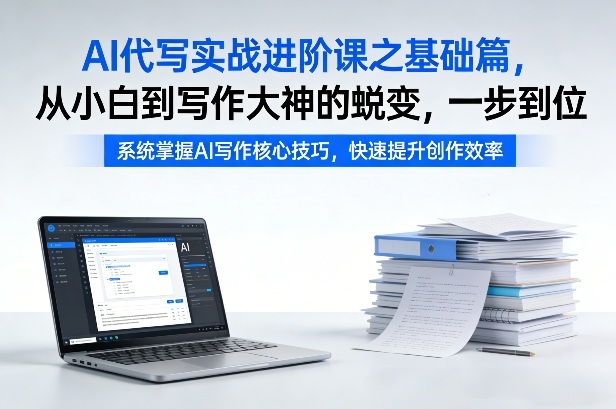 AI代写实战进阶课之基础篇,从小白到写作大神的蜕变,一步到位-大米网创