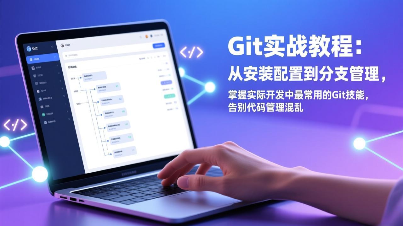 Git实战教程：从安装配置到分支管理，掌握实际开发中最常用的Git技能，告别代码管理混乱-大米网创