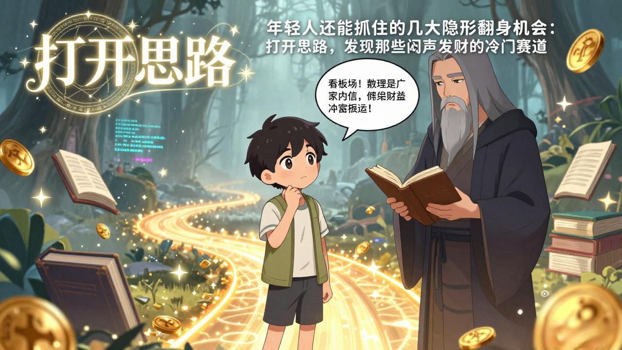 付费文1+2：年轻人还能抓住的几大隐形翻身机会：打开思路，发现那些闷声发财的冷门赛道-大米网创