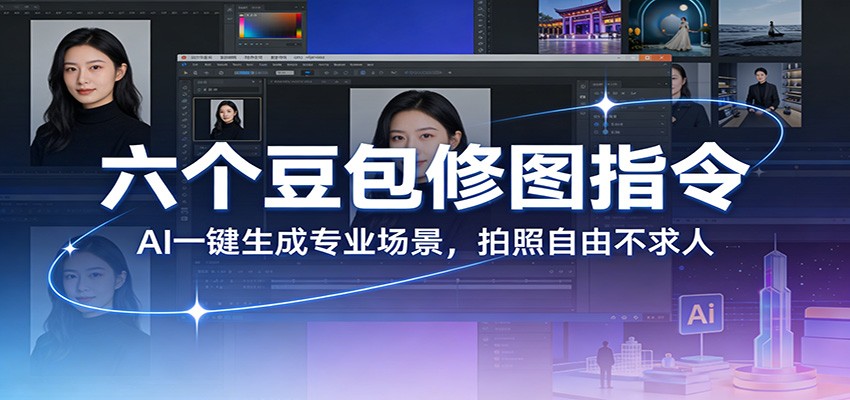 六个豆包修图指令：AI 一键生成专业场景，拍照自由不求人-大米网创