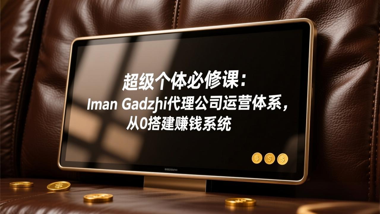 超级个体必修课：Iman Gadzhi代理公司运营体系，从0搭建赚钱系统-大米网创