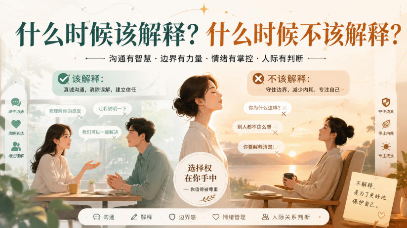 付费文章：什么时候该解释？什么时候不该解释？-大米网创