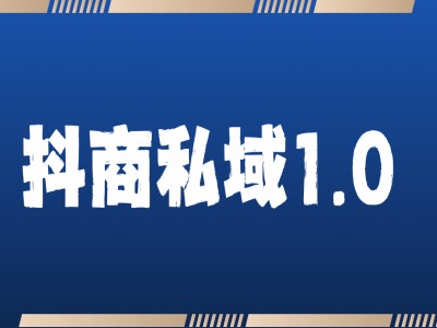 抖商服务私域1.0，抖音引流获客详细教学-大米网创